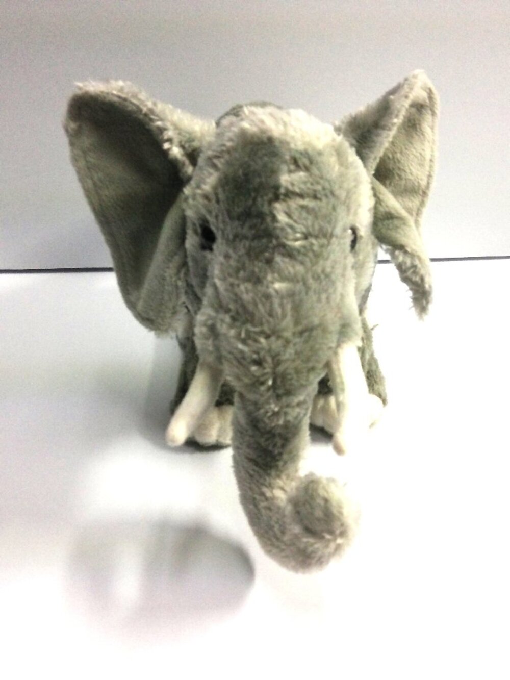 Safari Elephant Plush Adventure Planet Animal Gray 13" L x 5" W x 6" H #AP-SEL12